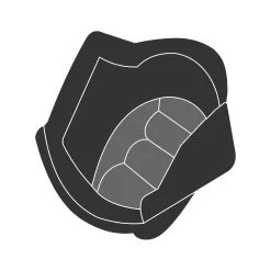INTERNO CON GUANCIALI - CASCO FASTFLIP