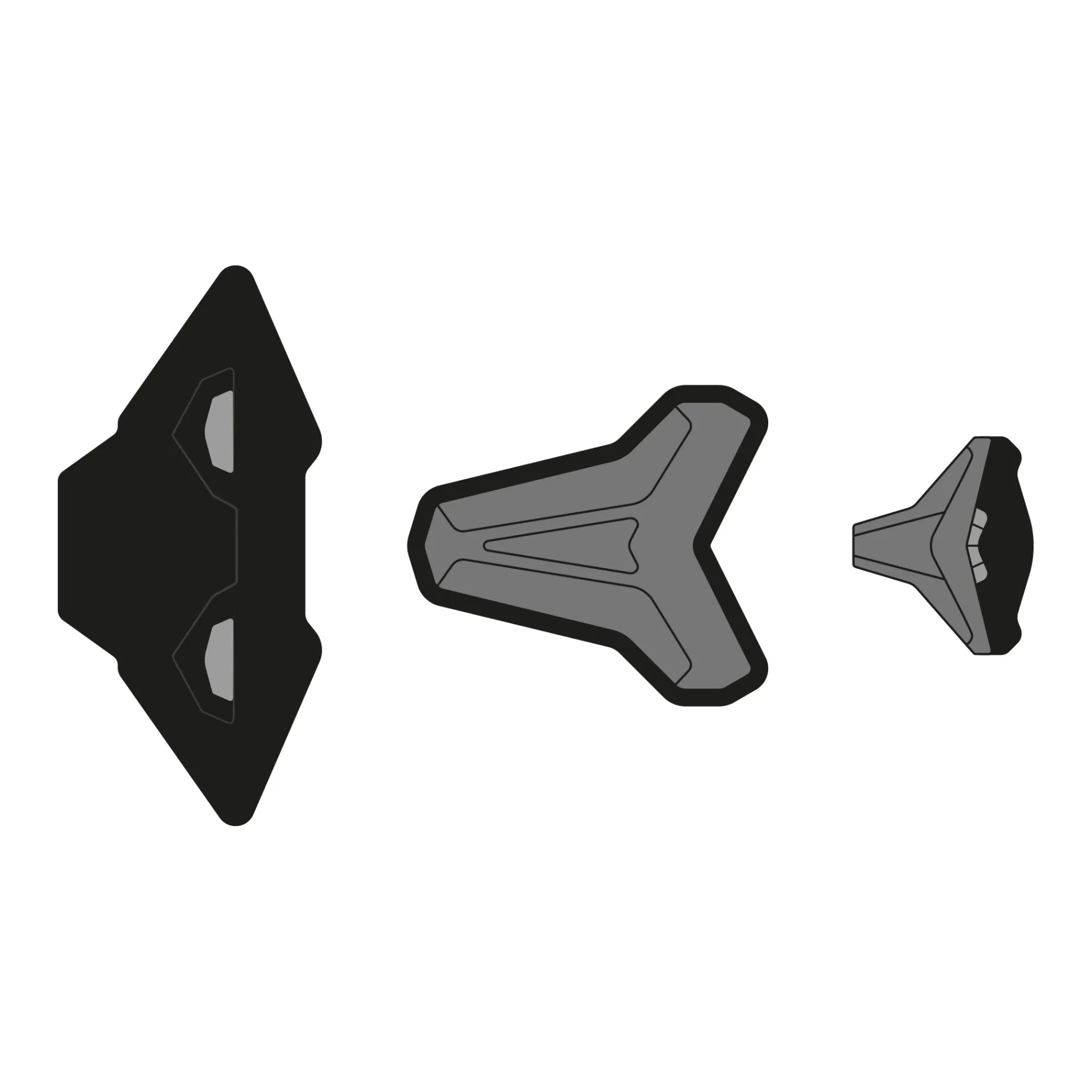 KIT 3 PRESE D'ARIA - CASCO FASTFLIP