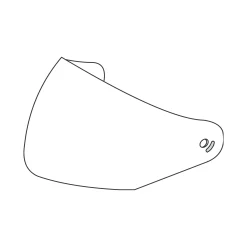 VISIERA ESTERNA TRASPARENTE con PREDISP. PINLOCK® - CASCO HYPERLINK